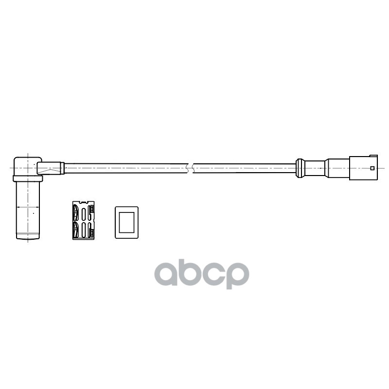 Датчик ABS для а/м КАМАЗ/DAF/Iveco/Mercedes-Benz угловой 400мм (VS-ABS 0709) STARTVOLT арт. VSABS0709