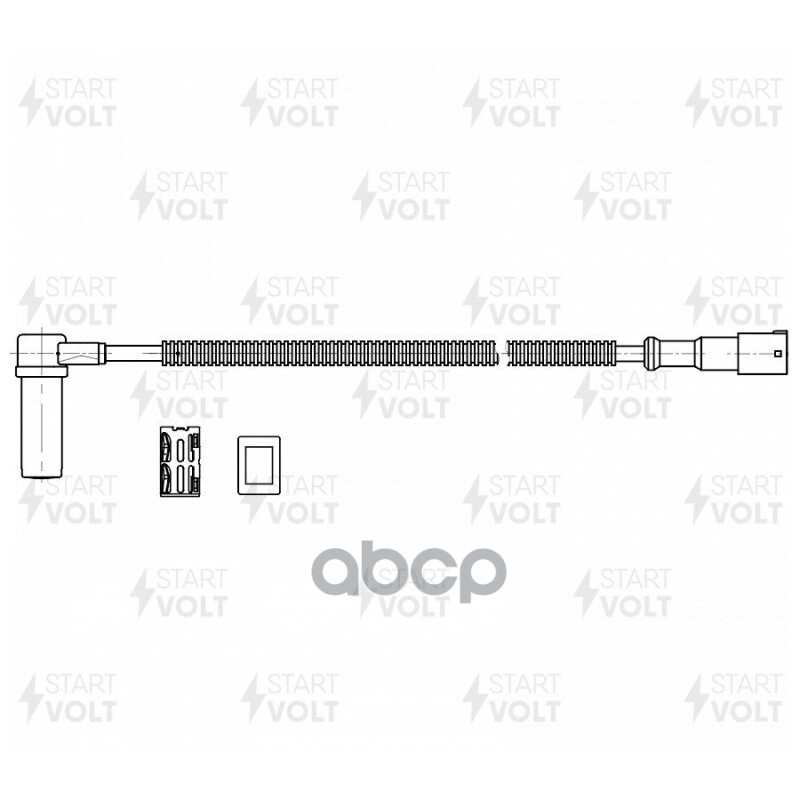 Датчик ABS для а/м КАМАЗ/DAF угловой 1000мм (VS-ABS 0710) STARTVOLT арт. VSABS0710