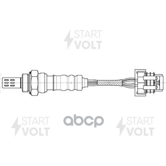 Датчик кисл. для а/м Chevrolet Captiva (06-)/Opel Antara (06-) 2.4i после кат. (VS-OS 2003) STARTVOLT арт. vs-os-2003