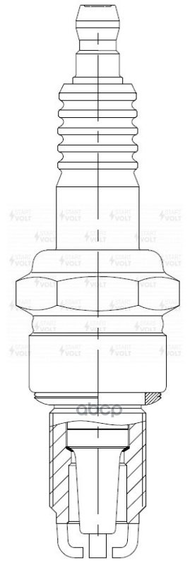Свеча зажигания для а/м VAG 80 (78-)/100 (78-) 1.8i/2.0i (кмпл. 4шт) (VSP 0001) STARTVOLT арт. VSP0001