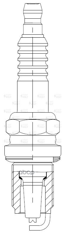 Комплект свечей зажигания для автомобилей Лада Vesta (15-)/X-Ray (15-) 1.8i 16 клап. (4шт) STARTVOLT арт. VSP0014