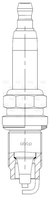Комплект свечей зажигания для автомобилей VAG Polo Sedan (10-) 1.6i/Octavia A5 (04-) 1.4i (4шт) STARTVOLT арт. VSP0044