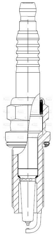 Комплект свечей зажигания для автомобилей Nissan Qashqai J10 (06-)/X-Trail T31 (07-) 2.0i (4шт) STARTVOLT арт. VSP0051