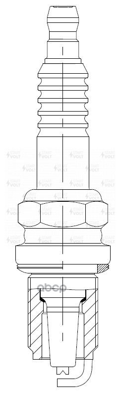 Свеча зажигания для а/м Лада Largus (12-)/Vesta (15-)/X-Ray (15-) 1.6i (VSP 0113) STARTVOLT арт. VSP0113