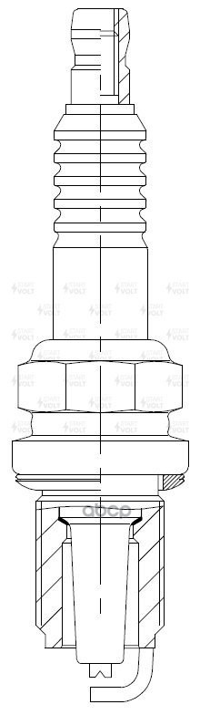 Свеча зажигания для а/м ГАЗ/УАЗ с дв. ЗМЗ-405/406/409 (зазор 1мм, с резистором, с медью, под STARTVOLT арт. VSP0311