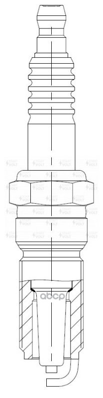 Свеча зажигания для а/м Ford Focus (98-)/Focus II (04-) 1.4i/1.6i/1.6Ti (VSP 1001) STARTVOLT арт. VSP1001