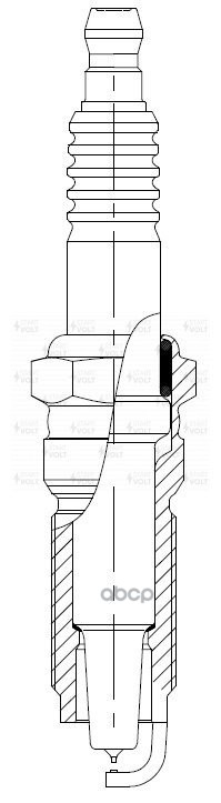 Свеча зажигания для а/м Ford Focus III (10-)/Kuga II (13-) 1.6T Ir+Pt (VSP 1006) STARTVOLT арт. VSP1006