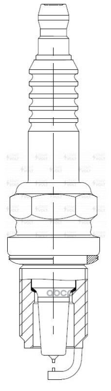 Свеча зажигания для а/м Mitsubishi Outlander II (06-) 2.0i/Pajero IV (07-) 3.0i Ir+Ir (VSP 1103) STARTVOLT арт. VSP1103