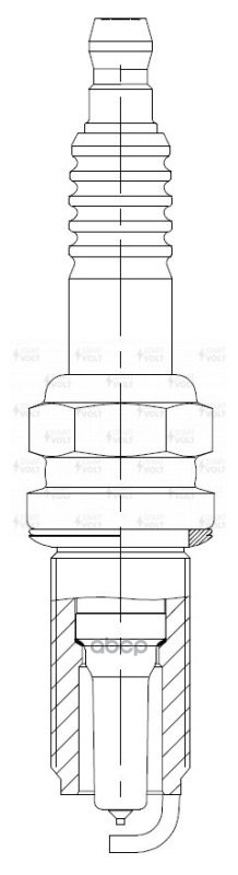 Свеча зажигания для а/м Nissan Micra K12 (02-)/Note E11 (06-) 1.4i Pt (VSP 1407) STARTVOLT арт. VSP1407