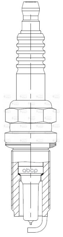 Свеча зажигания для а/м Nissan Almera N16 (00-) 1.5i/1.8i/X-Trail T30 (01-) 2.0i/2.5i Ir (VSP 1411) STARTVOLT арт. VSP1411