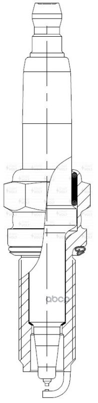 Свеча зажигания для а/м Mercedes-Benz C W204 (07-)/E W212 (09-) 1.8T Pt+Pt (VSP 1502) STARTVOLT арт. VSP1502