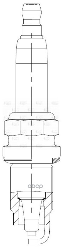 Свеча зажигания для а/м VAG Polo Sedan (10-) 1.6i/Octavia A5 (04-) 1.4i (VSP 1802) STARTVOLT арт. VSP1802