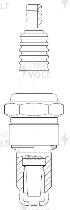 Свеча зажигания для а.м VAGPassat B3,B4 88- 1.6i,1.8i,Golf III 91- 1.4i,1.8i VSP1817 STARTVOLT арт. VSP1817