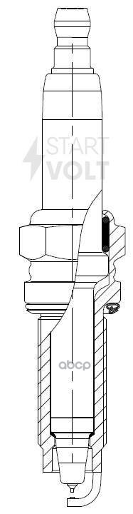 Свеча зажигания для а/м Porsche Cayenne (10-) 3.6FSi Ir+Pt (VSP 1822) STARTVOLT арт. VSP1822