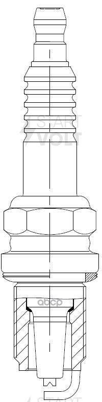 Свеча зажигания для автомобилей Toyota Carina E (92-) 2.0i/Camry V10 (91-) 2.2i STARTVOLT арт. VSP1907