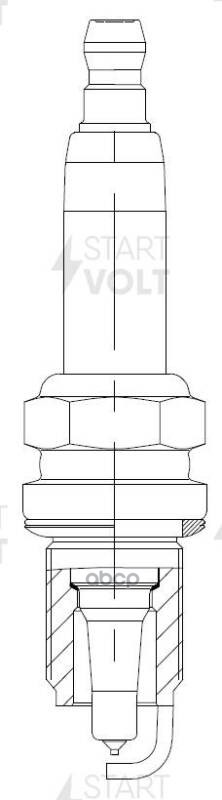Свеча зажигания для а.м Opel Astra J 10- 1.6T Pt VSP2102 STARTVOLT арт. VSP2102