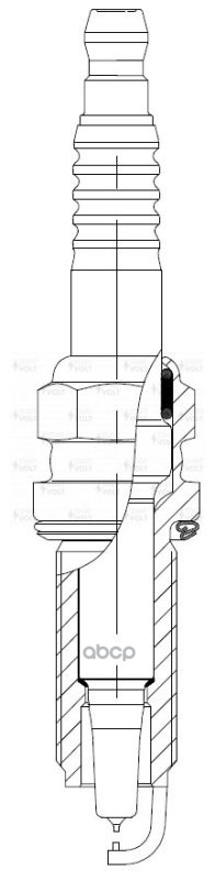 Свеча зажигания для а/м Subaru Forester SJ (10-)/XV (12-) 2.0i Ir+Ir (VSP 2201) STARTVOLT арт. VSP2201