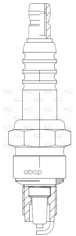 Свеча зажигания для м/т Honda/Yamaha (VSP 2301) STARTVOLT арт. VSP2301
