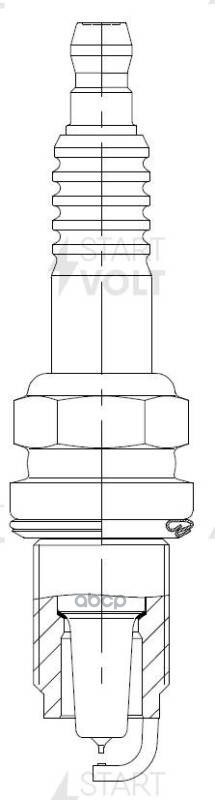 Свеча зажигания для а/м Honda Civic VIII (05-) 1.8i/CR-V III (06-) 2.0i Ir+Pt (VSP 2303) STARTVOLT арт. VSP2303