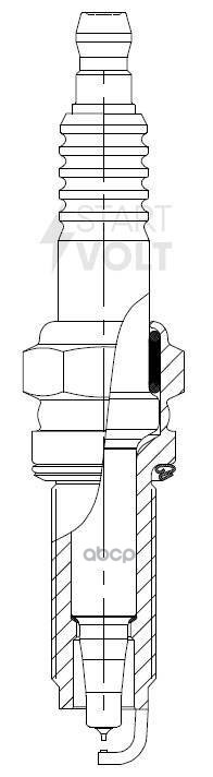 Свеча зажигания для а/м Honda Accord VIII (08-)/CR-V IV (12-) 2.0i Ir+Pt (VSP 2306) STARTVOLT арт. vsp-2306