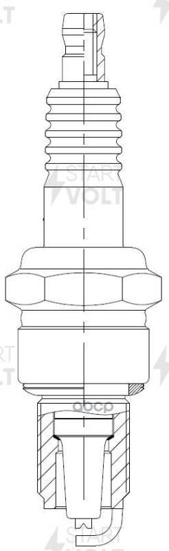 Свеча зажигания для а/м Honda Civic III (83-) 1.5i/Accord III (85-) 2.0i (VSP 2308) STARTVOLT арт. vsp-2308