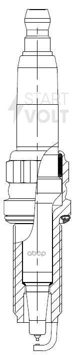 Свеча зажигания для автомобилей BMW 3 F30 (12-)/Peugeot 308 (07-) 1.6i Ir+Pt STARTVOLT арт. VSP2601