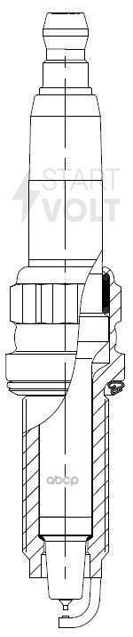 Свеча зажигания для автомобилей BMW 3 F30 (12-)/5 F10 (11-) 2.0i Ir+Pt STARTVOLT арт. VSP2603