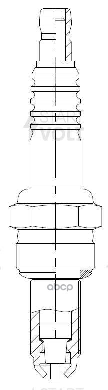 Свеча зажигания для м/т Kawasaki/Yamaha/Suzuki ан. CR9EK (VSP 3506) STARTVOLT арт. VSP3506