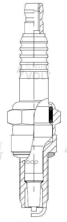 Свеча зажигания для м/т Kawasaki/Yamaha ан. CR7E (VSP 3512) STARTVOLT арт. VSP3512