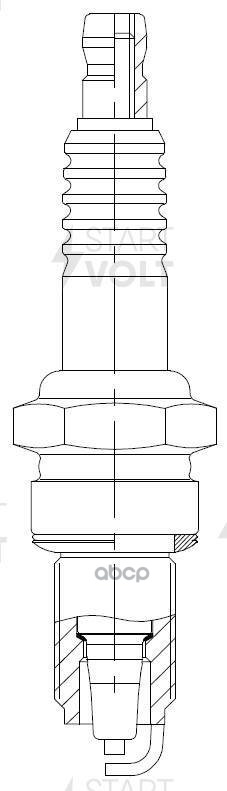 Свеча зажигания для мотоциклов Kawasaki (87-)/Suzuki (93-)/Yamaha (86-)/Honda (88-) ан. DPR7EA-9 STARTVOLT арт. VSP3516