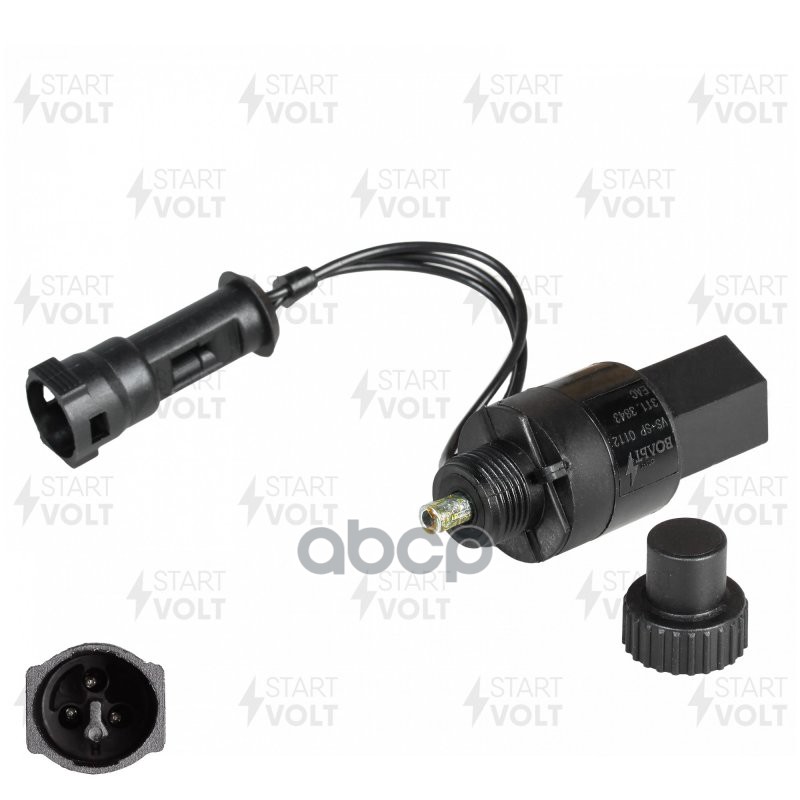Датчик скорости (GM, 6-имп., с пр., круглый разъем) для а/м Лада 2110-2112/2113-2115 (VS-SP 0112) STARTVOLT арт. VSSP0112