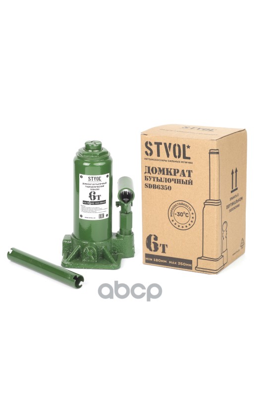 Домкрат Бутылочный 6Т (180-350 Мм) Stvol  Чехол STVOL арт. sdb6350