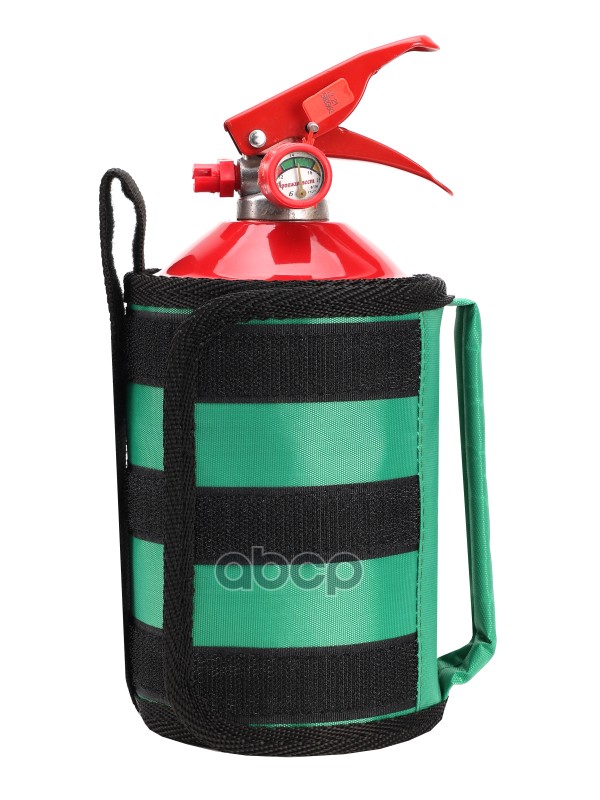 Чехол-фиксатор для огнетушителя Stvol  автомобильный  полиэстер  черн./зеленый STVOL арт. soch01