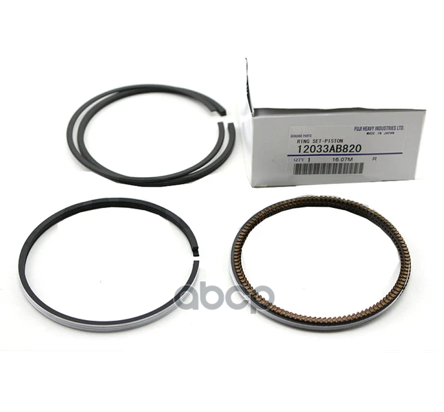 Кольца поршневые, комплект 12033-AB820 SUBARU арт. 12033-AB820