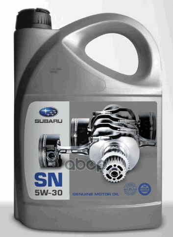 SUBARU Масло моторное синтетическое 5W30 SN 4л