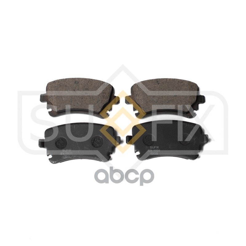 Колодки Тормозные Дисковые | Зад Прав/Лев | SUFIX арт. SX1031