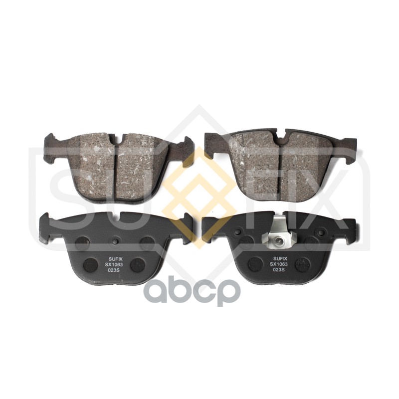 Колодки Тормозные Дисковые | Зад Прав/Лев | SUFIX арт. SX1063
