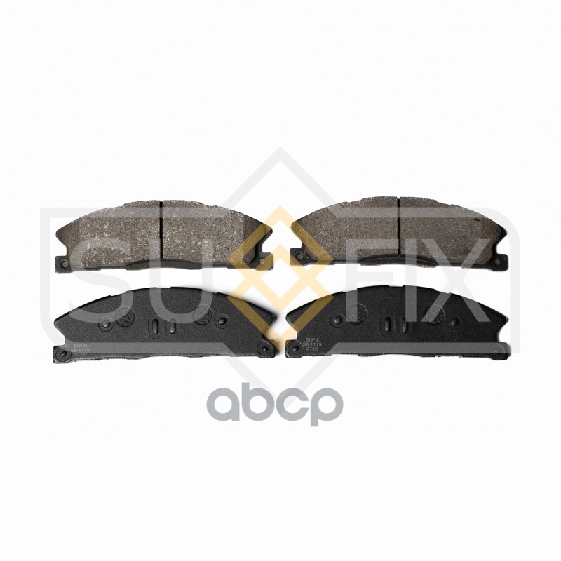 Колодки Тормозные Передние Ford Explorer 3.5 14 Sx-1119 SUFIX арт. SX-1119
