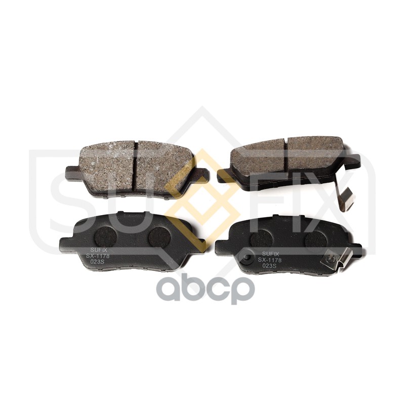 Колодки Тормозные Дисковые | Зад Прав/Лев | SUFIX арт. SX1178