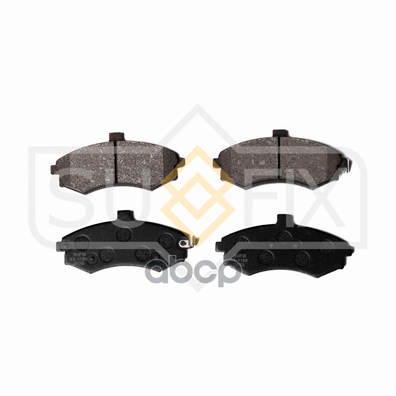 Колодки Тормозные Передние Hyundai Elantra 1.6-2.0D 00-06/Matrix 1.5D-1.8 01 Sx-1189 SUFIX арт. SX-1189