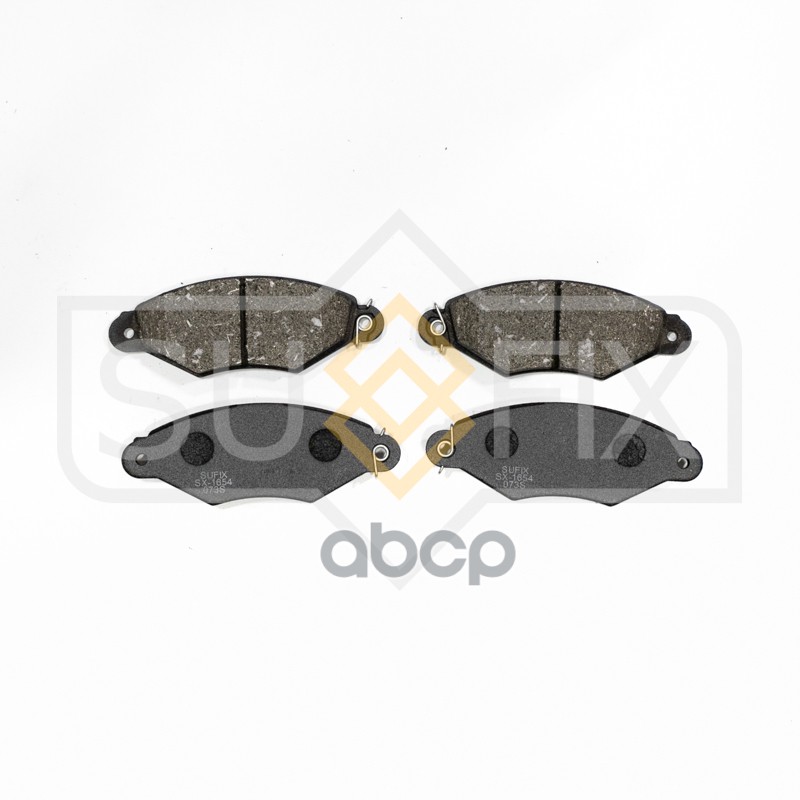 Колодки Тормозные Дисковые | Перед Прав/Лев | SUFIX арт. SX1654