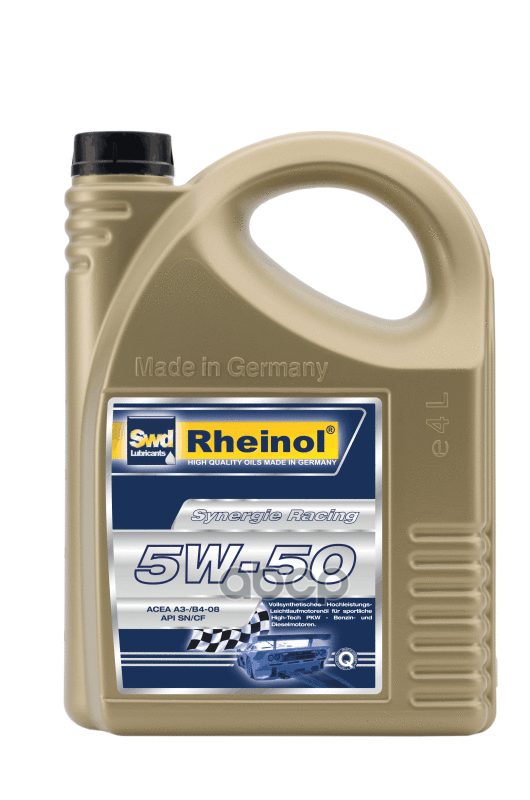 SWD Rheinol Масло моторное Synergie Racing 5w-50 син. (4 л)