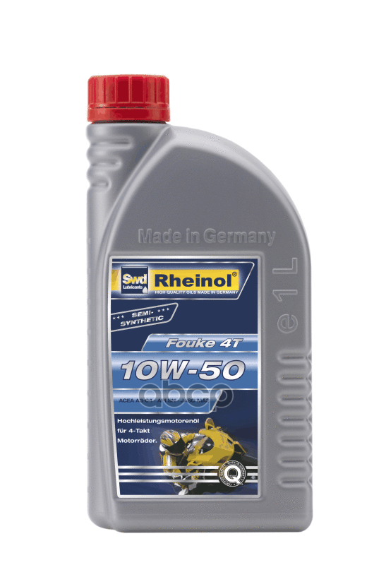 Масло моторное Fouke 4T 10W-50 (1л) для мотоциклов SWD Rheinol арт. 32350,180