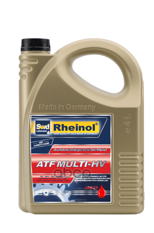 Масло трансмиссионное ATF MULTI - HV (4л) SWD Rheinol арт. 32846,470