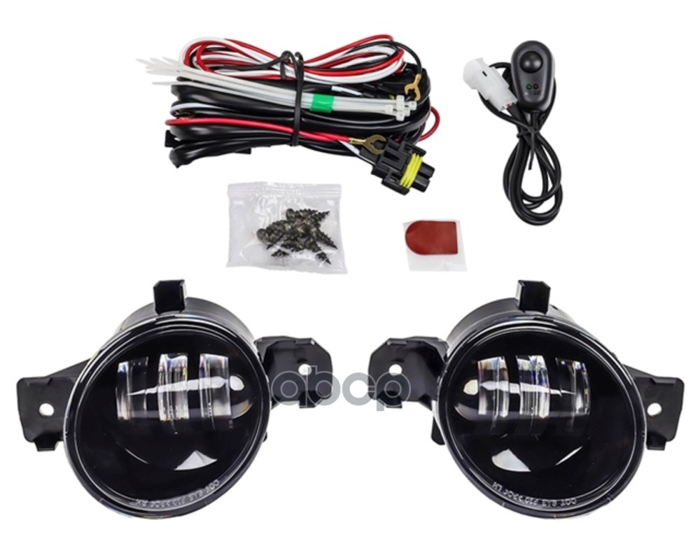 Фара Противотуманная (Птф) Левая+Правая Комплект Диод Двухрежимная С Проводкой И Кнопкой Ns0234led Sailing арт. NS0234LED