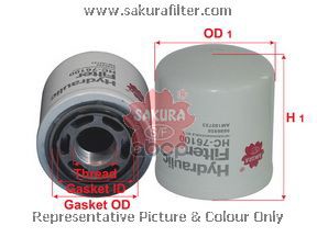 Фильтp гидpавлический Sakura арт. HC76100