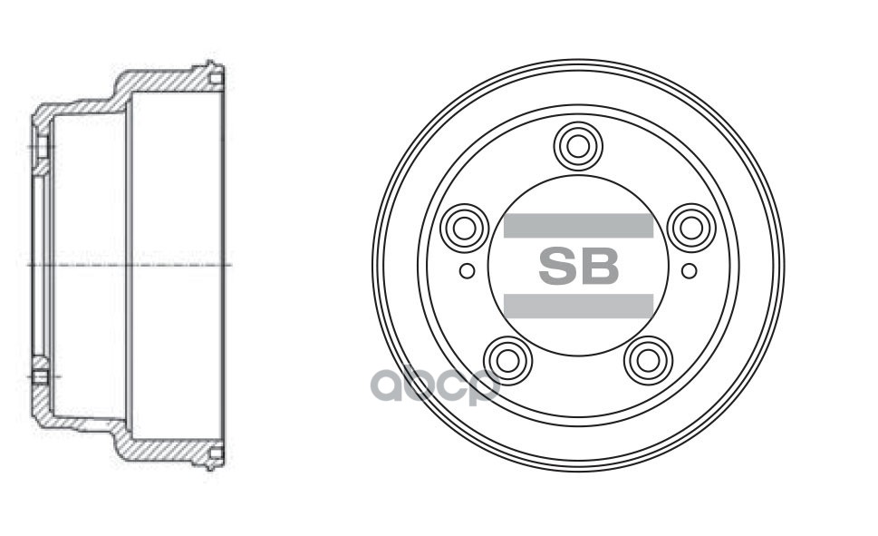 Барабан Тормозной Sd1033 Sangsin brake арт. SD1033