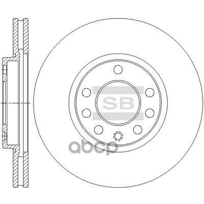 Диск тормозной SD5110 Sangsin brake арт. SD5110