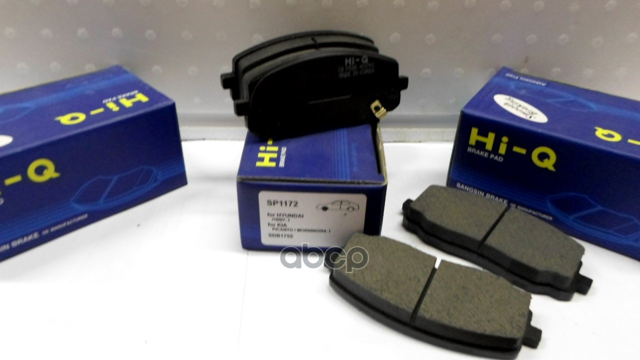 Колодки тормозные (Спереди) Hyundai i10 07-10 / i20 08-19 Sangsin brake арт. SP1172