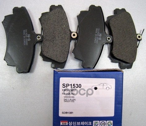 Колодки торм.дисковые Hi-Q VOLVO V40 00-04 (D837) Sangsin brake арт. sp1530